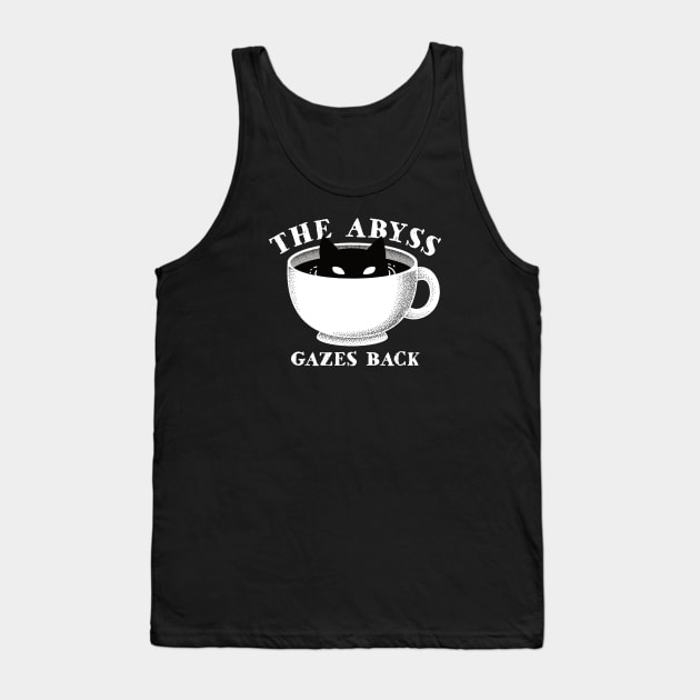 The Abyss Gazes Back Tank Top by ElectricFangs